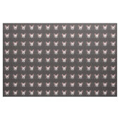 Cute Chihuahua Dog Gold Black Glitter Pattern Stof (Fat Quarter)