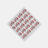 Cute Chihuahua Dog-kerstpatroon Servet (Hoek)