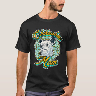 Cute Chihuahua Dog Mam Gift  Retro Tattooed T-shirt