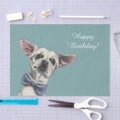 Cute Chihuahua Dog met Bow-Stropdas | Fijne verjaa Tissuepapier (Craft)