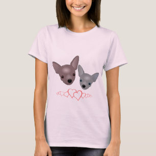 Cute Chihuahua Faces T-shirt
