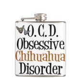 Cute Chihuahua Heupfles (Voorkant)