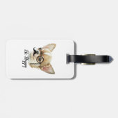 Cute Chihuahua Hondenliefhebber Bagagelabel (Achterkant horizontaal)