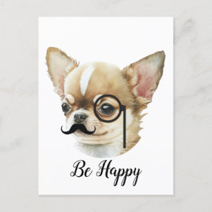 Cute Chihuahua Hondenliefhebber Briefkaart