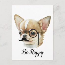Cute Chihuahua Hondenliefhebber Briefkaart