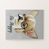 Cute Chihuahua Hondenliefhebber Legpuzzel (Horizontaal)