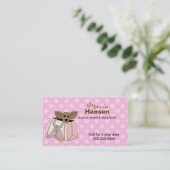 Cute Chihuahua in een Purse Mammie-kaart Contactkaartje (Staand voorkant)