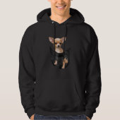Cute Chihuahua in uw zakkerst Hoodie (Voorkant)