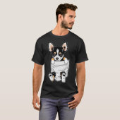 Cute Chihuahua in uw zakkerst T-shirt (Voorkant volledig)