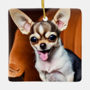 Cute Chihuahua Keramisch Ornament