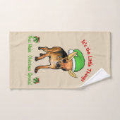 Cute Chihuahua Kerstmis Bad Handdoek (Handdoek)