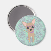 Cute Chihuahua Magneet (Voorkant / Achterkant)