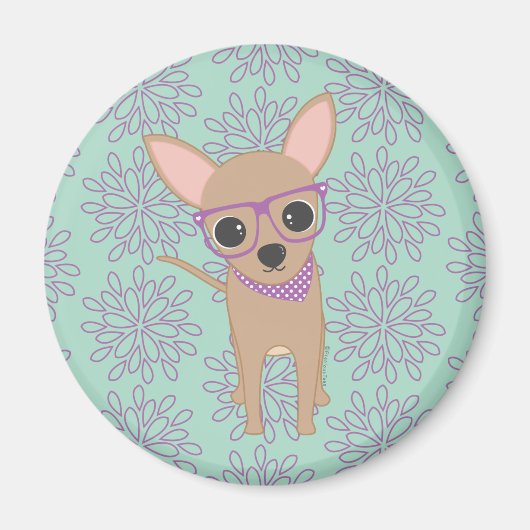 Cute Chihuahua Magneet (Voorkant)