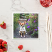 Cute Chihuahua Paper Napkins Servet (Insitu)