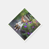 Cute Chihuahua Paper Napkins Servet (Hoek)