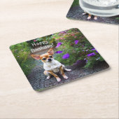 Cute Chihuahua Paper Onderzetters (Schuin)