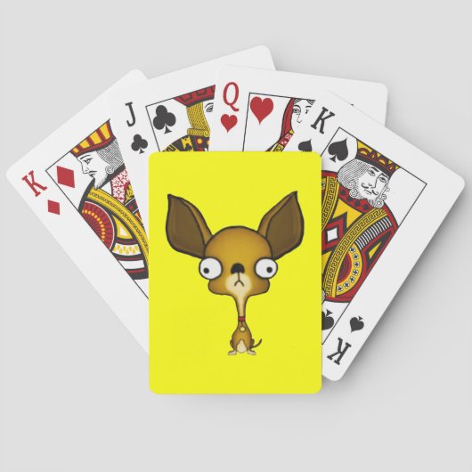 Cute Chihuahua Pokerkaarten (Achterkant)