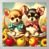 Cute Chihuahua Puppies Poster (Voorkant)