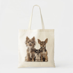 Cute Chihuahua Puppies Tote Bag