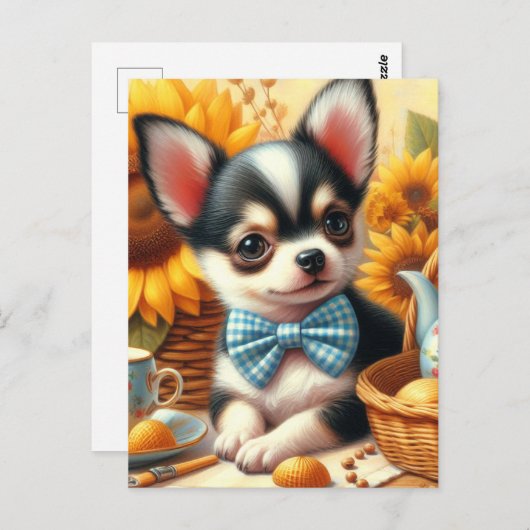 Cute Chihuahua Puppy Briefkaart (Voorkant / Achterkant)