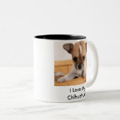 Cute Chihuahua Puppy Dog Coffee Mok (Voorkant rechts)