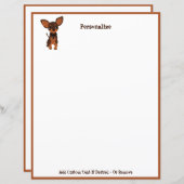 Cute Chihuahua Puppy Dog Pet personaliseren (Voorkant / Achterkant)