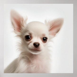 Cute Chihuahua Puppy Dog Portret Poster