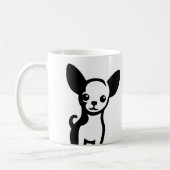 Cute Chihuahua Puppy Koffiemok (Links)