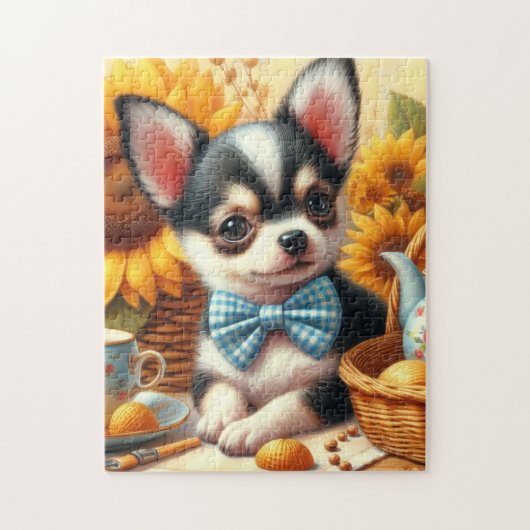 Cute Chihuahua Puppy Legpuzzel (Verticaal)