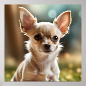 Cute Chihuahua Puppy Poster (Voorkant)
