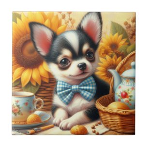 Cute Chihuahua Puppy Tegeltje