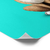 Cute Chihuahua Puppy Wearing Sunbril Poster (Hoek)