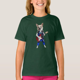 Cute Chihuahua Rockster Kids T-Shirt