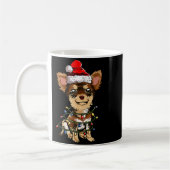 Cute Chihuahua Santa Christmas Tree Lights Xmas Do Koffiemok (Links)