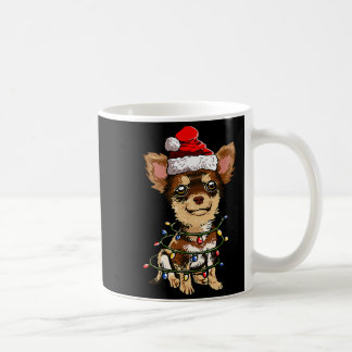 Cute Chihuahua Santa Christmas Tree Lights Xmas Do Koffiemok