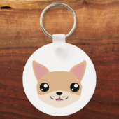 Cute Chihuahua Sleutelhanger (Voorkant)