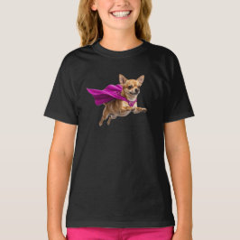 Cute Chihuahua Superhelden T-Shirt voor Kinderen