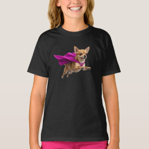 Cute Chihuahua Superhelden T-Shirt voor Kinderen