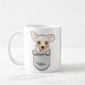 Cute Chihuahua voor Hondenliefhebber Dog Trainer Koffiemok (Links)