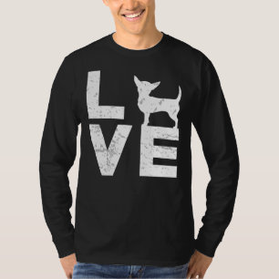 Cute Chihuahua voor mannen en vrouwen T-shirt
