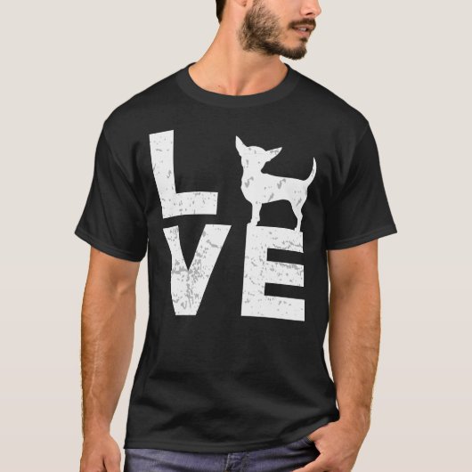 Cute Chihuahua voor mannen en vrouwen T-shirt (Voorkant)