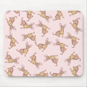 Cute Chihuahua Waterverf Painted Pink Brown Muismat (Voorkant)