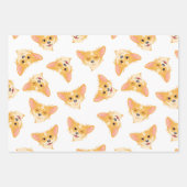 Cute Chihuahua Wrapping Paper Flat Sheet Set van 3 (Voorkant 2)