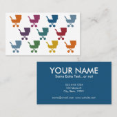 Cute Child Care Nanny Visitekaartjes (Voorkant / Achterkant)