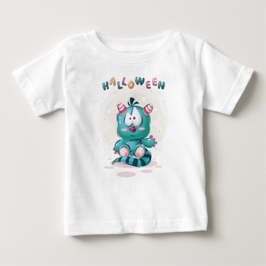 Cute Childish Halloween Monster Toddler (Voorkant)
