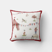 Cute Children Circus Carnival Animals Pattern Kussen (Voorkant)