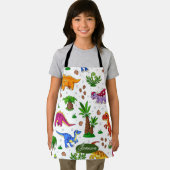Cute Children Colorful Chef Baking Dinosaur Schort (Insitu)