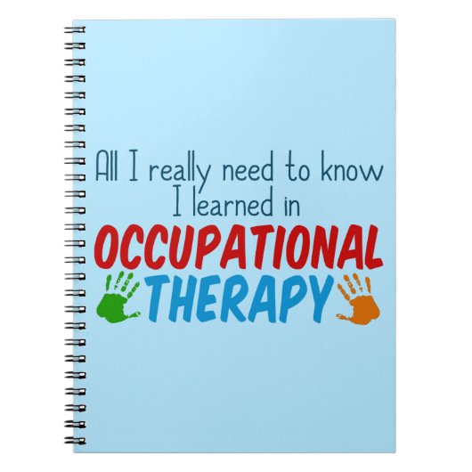 Cute Childrens Occupational Therapist Notitieboek (Voorkant)