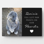 Cute Children's Pet Photo Memorial Fotoplaat (voorkant)