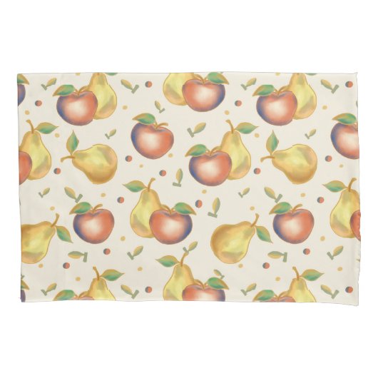 Cute Child's Apple Pear Pillow Case Kussensloop (Voorkant)